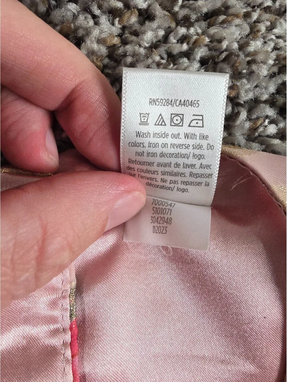 Gymboree Girls Sz 5T Sugar Plum Fairy Fit and Flare Dress Pink Gold Holiday